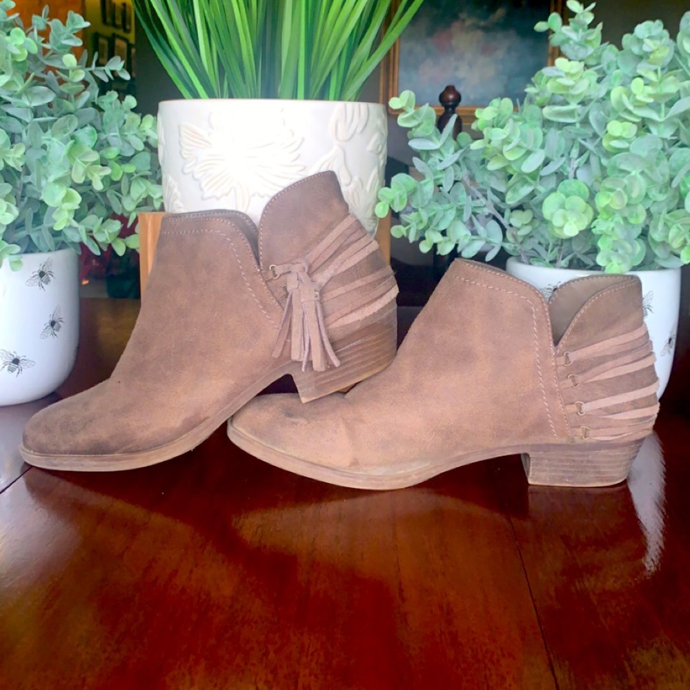 Tan Booties